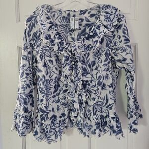 Lauren Ralph Lauren Ruffled Top